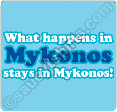 funny mykonos t shirt